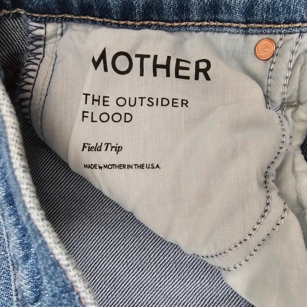 Mother Superior Denim Jean The Outsider Flood Crop Field Trip Size 25 NWT - Picture 5 of 13